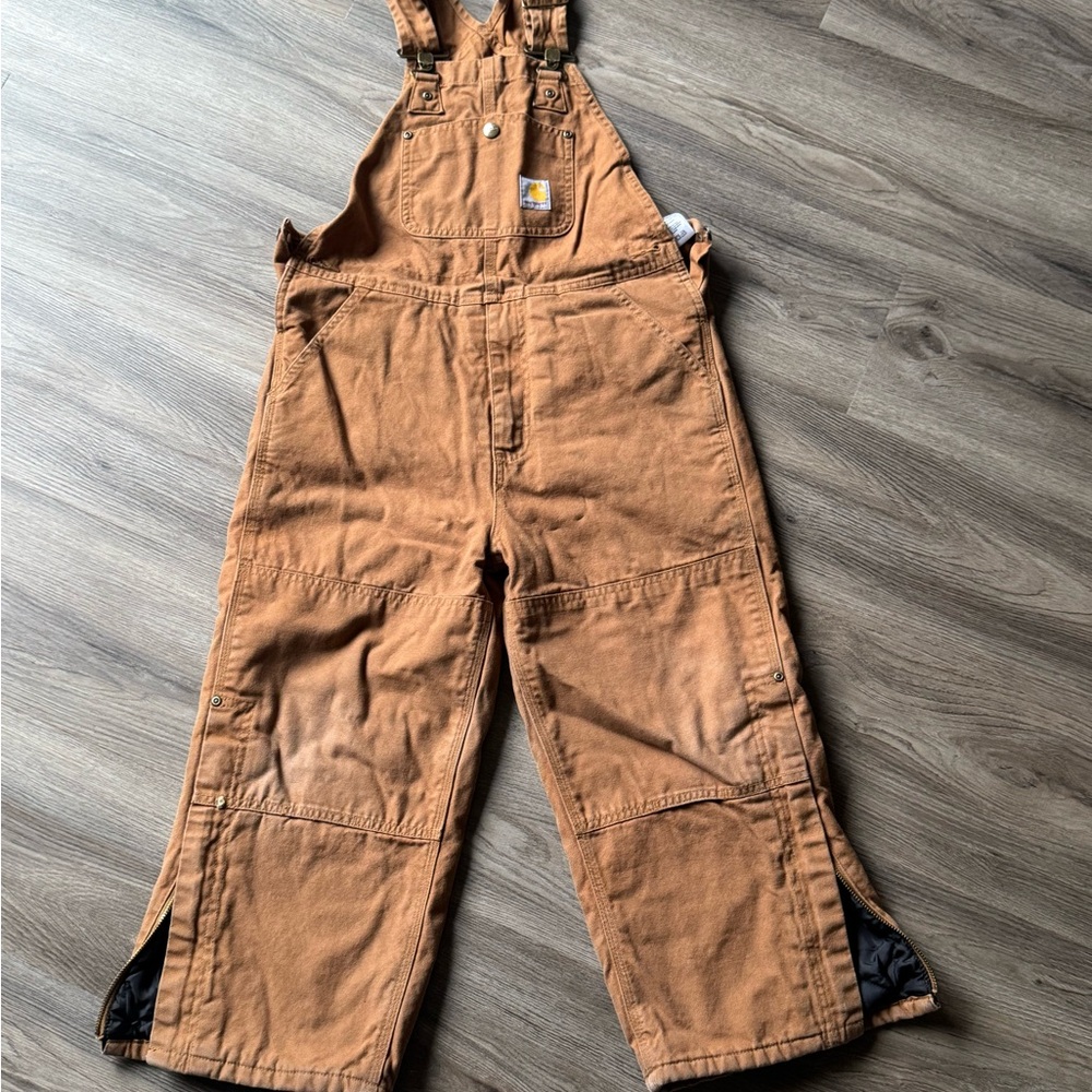 Carhartt Kids Insulated Overalls Size 8